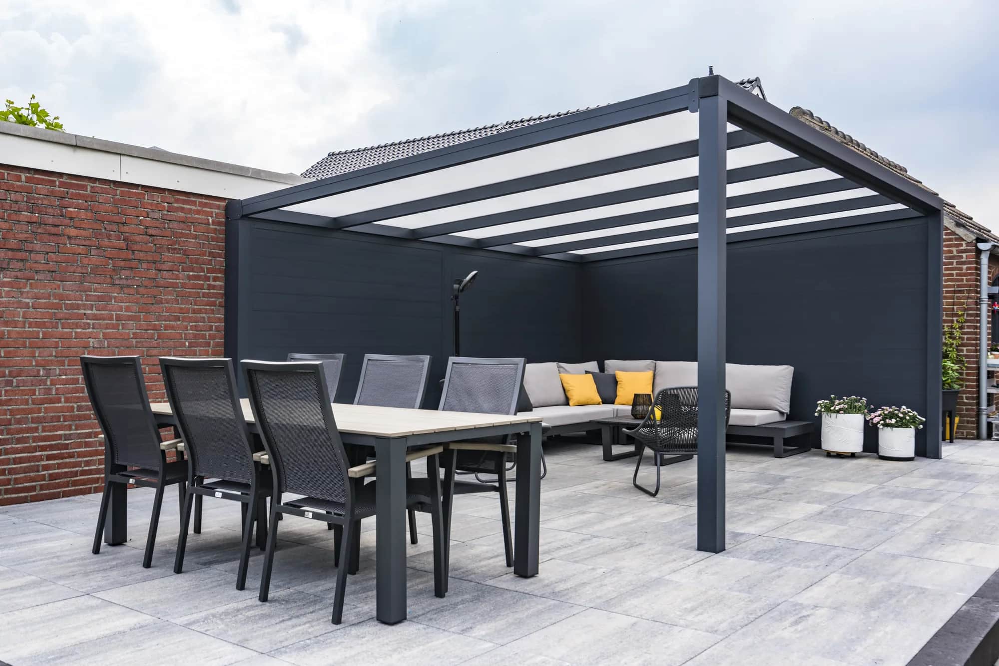 Freistehende Terrassenüberdachung Ribolla