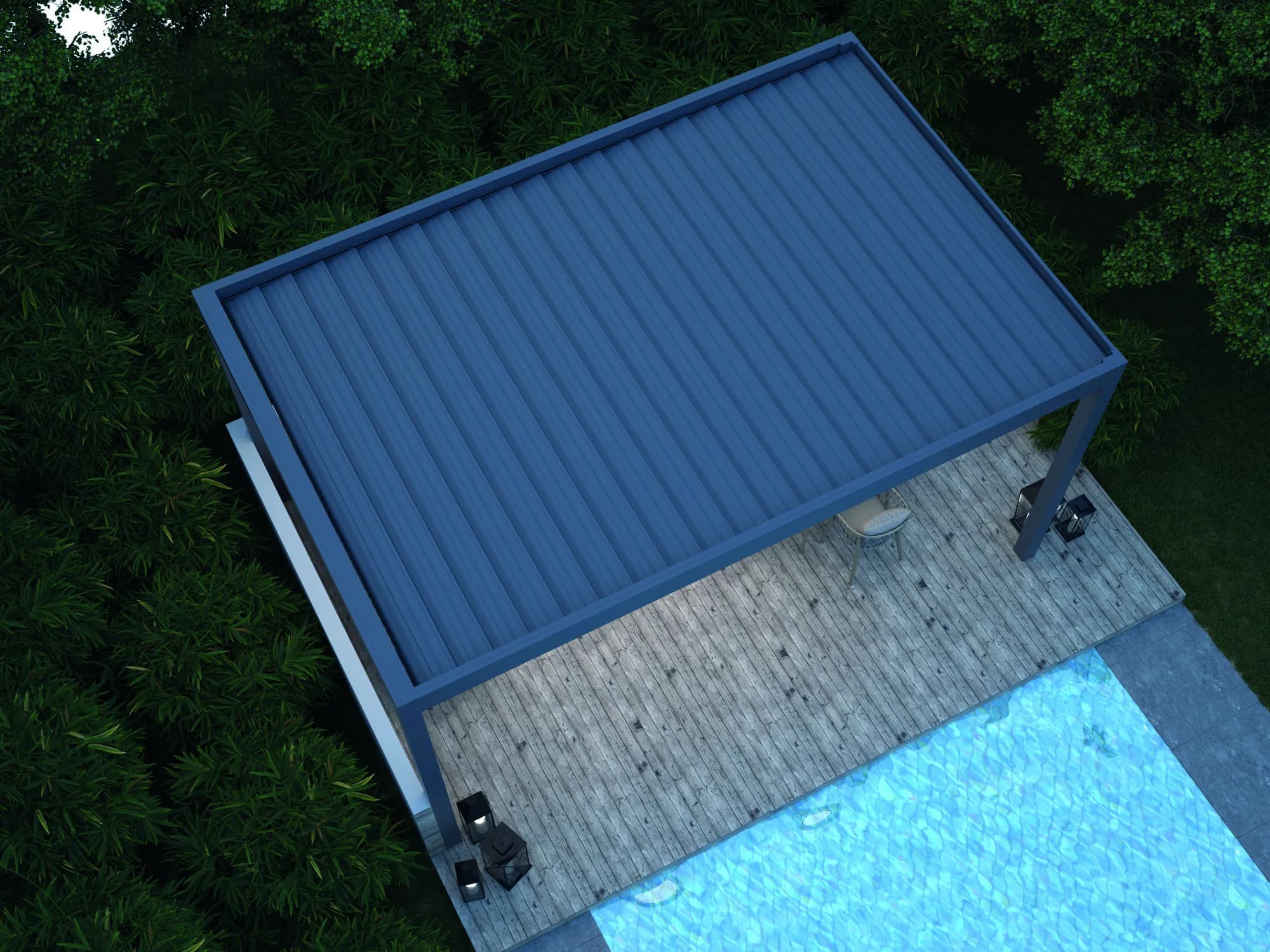 Pinela Deluxe Aluminium-Lamellendach thumbnail 3