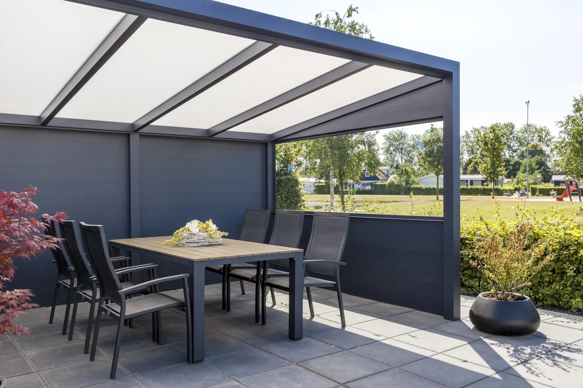 Freistehende Terrassenüberdachung Ribolla thumbnail 2